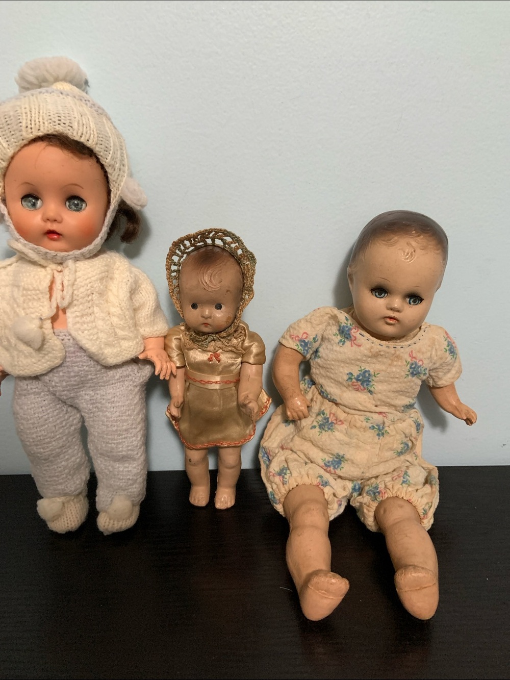 Creepy Doll Group of 3